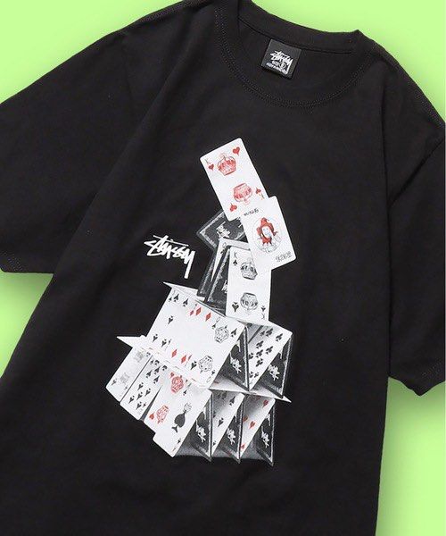 STUSSY/ステューシーHOUSE OF CARDS TEE 半袖Tシャツ, 男裝, 上身及