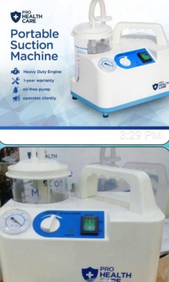 Suction Machine Portable, Health & Nutrition, Medical Supplies & Tools