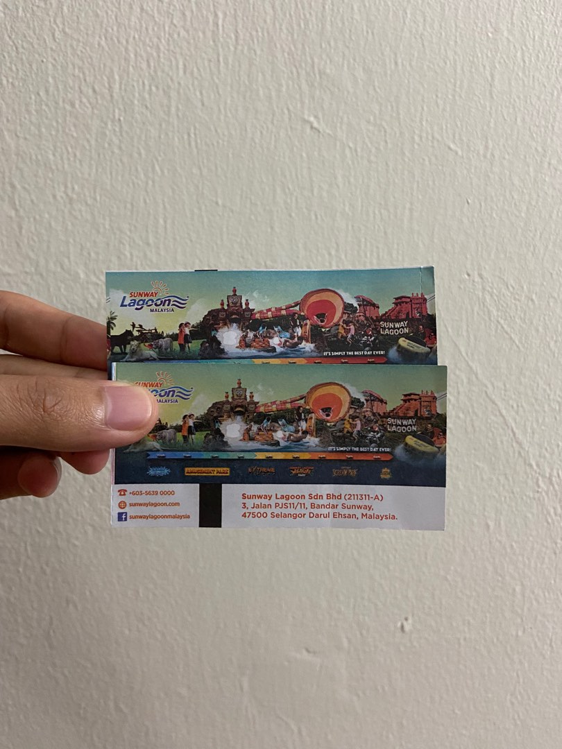 Sunway Lagoon ticket, Tickets & Vouchers, Local Attractions and