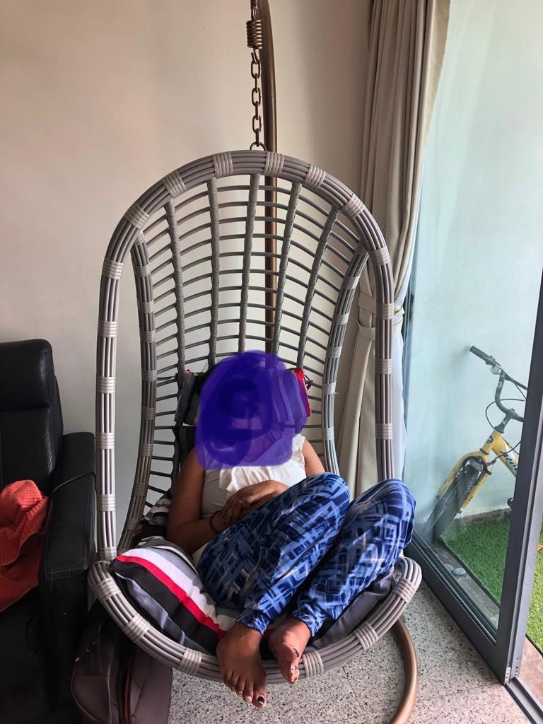 Swing chair, Furniture & Home Living, Outdoor Furniture on Carousell