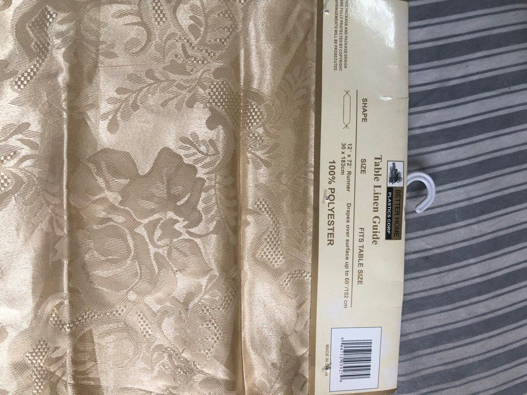 Table runner (Category: Other Home Appliances) located in Paranaque City. Submitted by amanda8635 (Listing ID 1212626525, Image 3). Description: Never been used From US.
