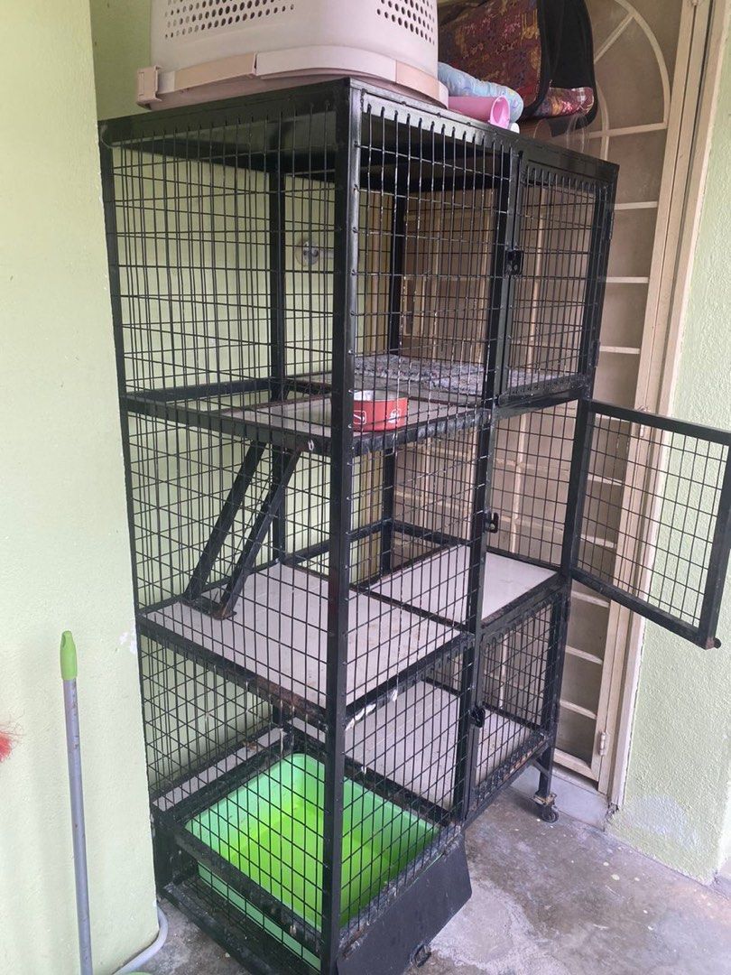 Three Storey Custom Cat Cage, Pet Supplies, Homes & Other Pet