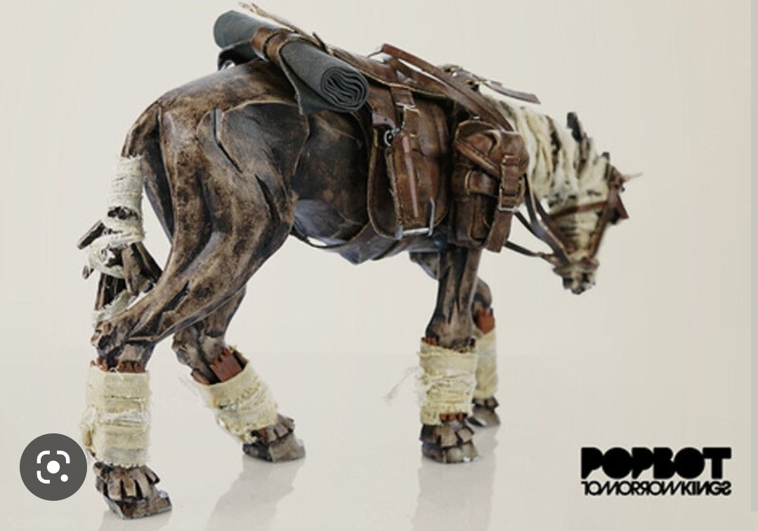 Threea 1/12(只售獨立包裝馬) Popbot Tomorrow King Ghost Horse