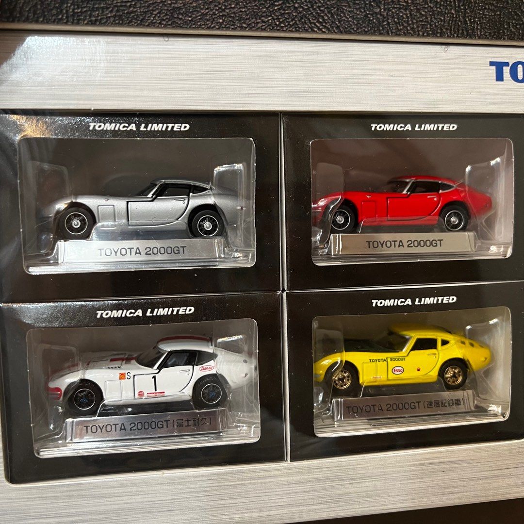 Tomica Limited Toyota 2000GT 4 Models Set, Hobbies & Toys, Toys & Games ...