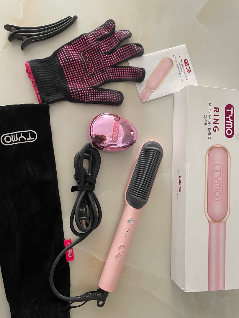 TYMO Hair Straightener Brush, Beauty & Personal Care, Hair on Carousell