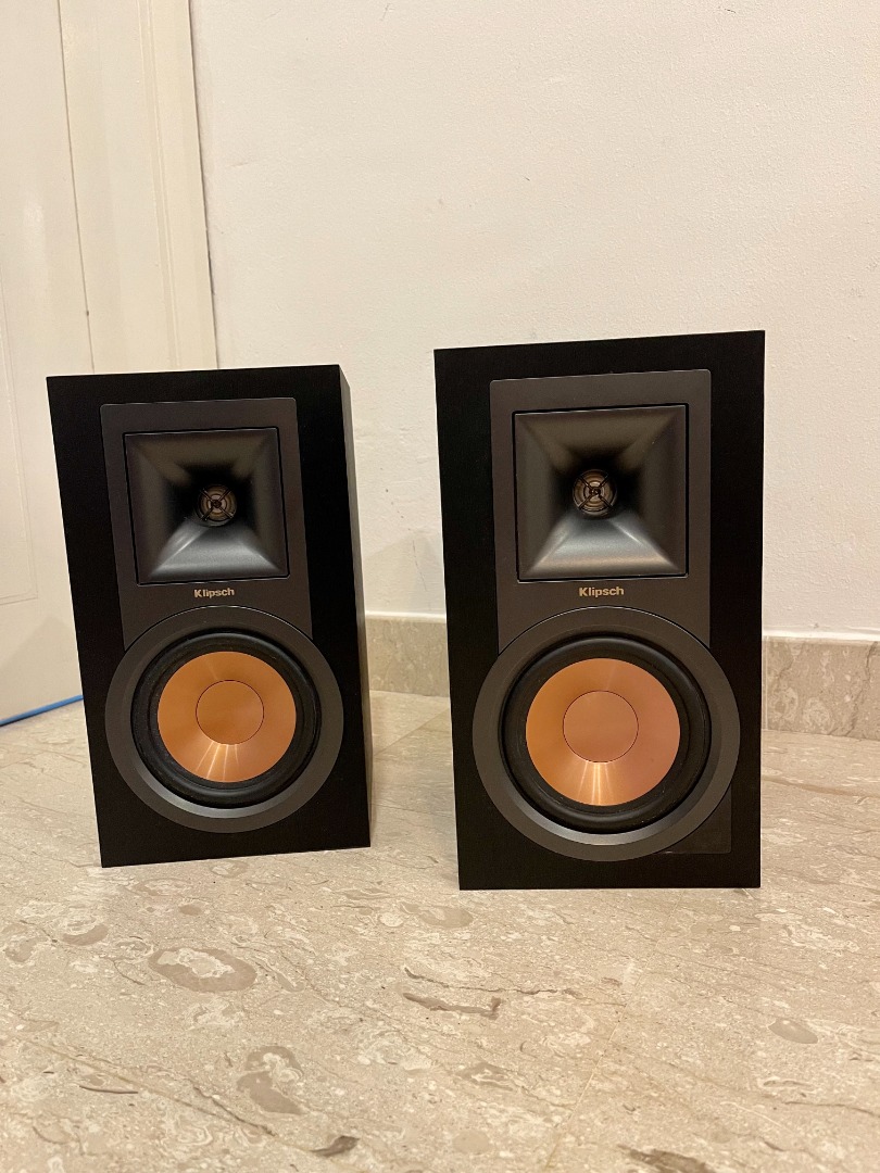Ultimate Klipsch Bundle! R15PM (powered) Bookshelf Speakers, Reference