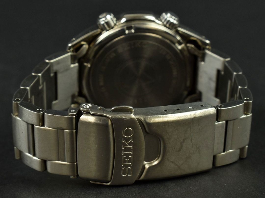 Ultra rare Seiko Alpinist GMT titanium HAQ perpetual calendar 8F56