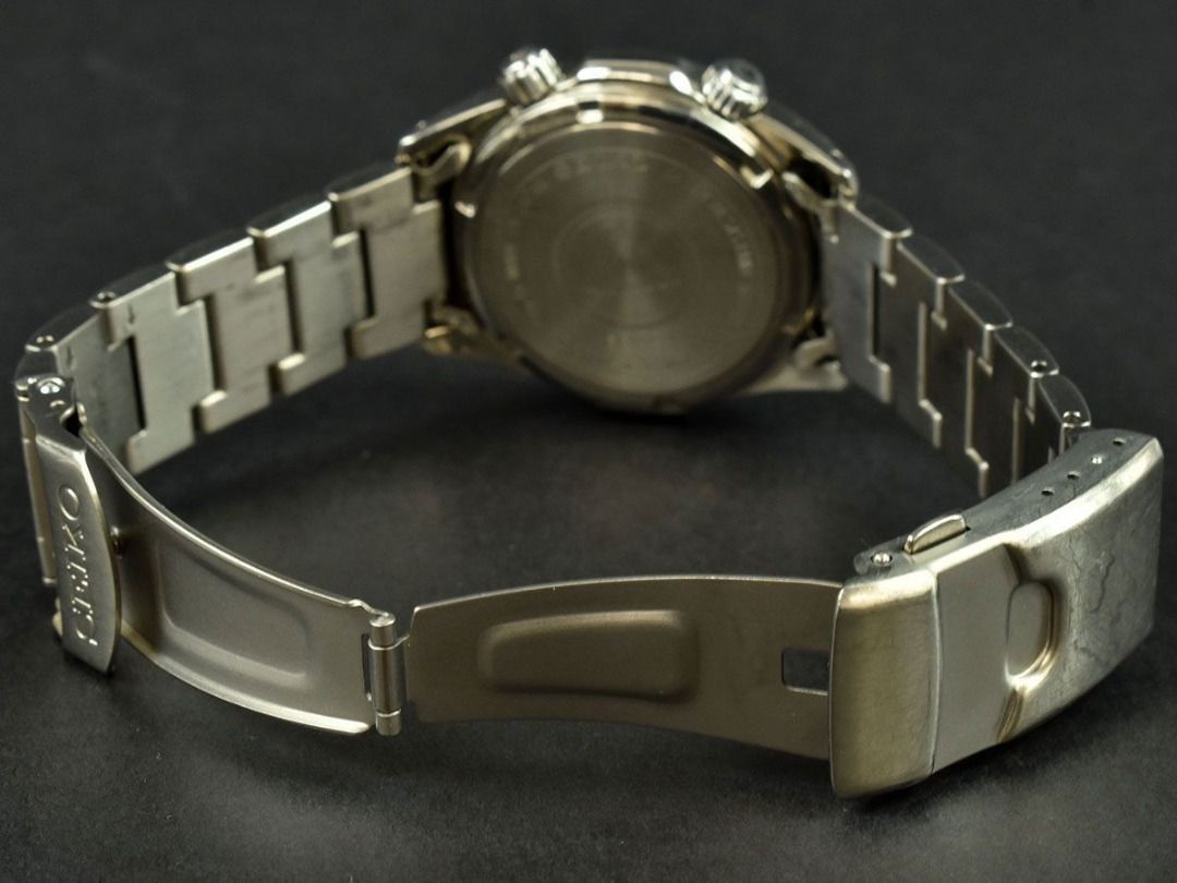 Ultra rare Seiko Alpinist GMT titanium HAQ perpetual calendar 8F56 SBCJ021,  Men's Fashion, Watches & Accessories, Watches on Carousell