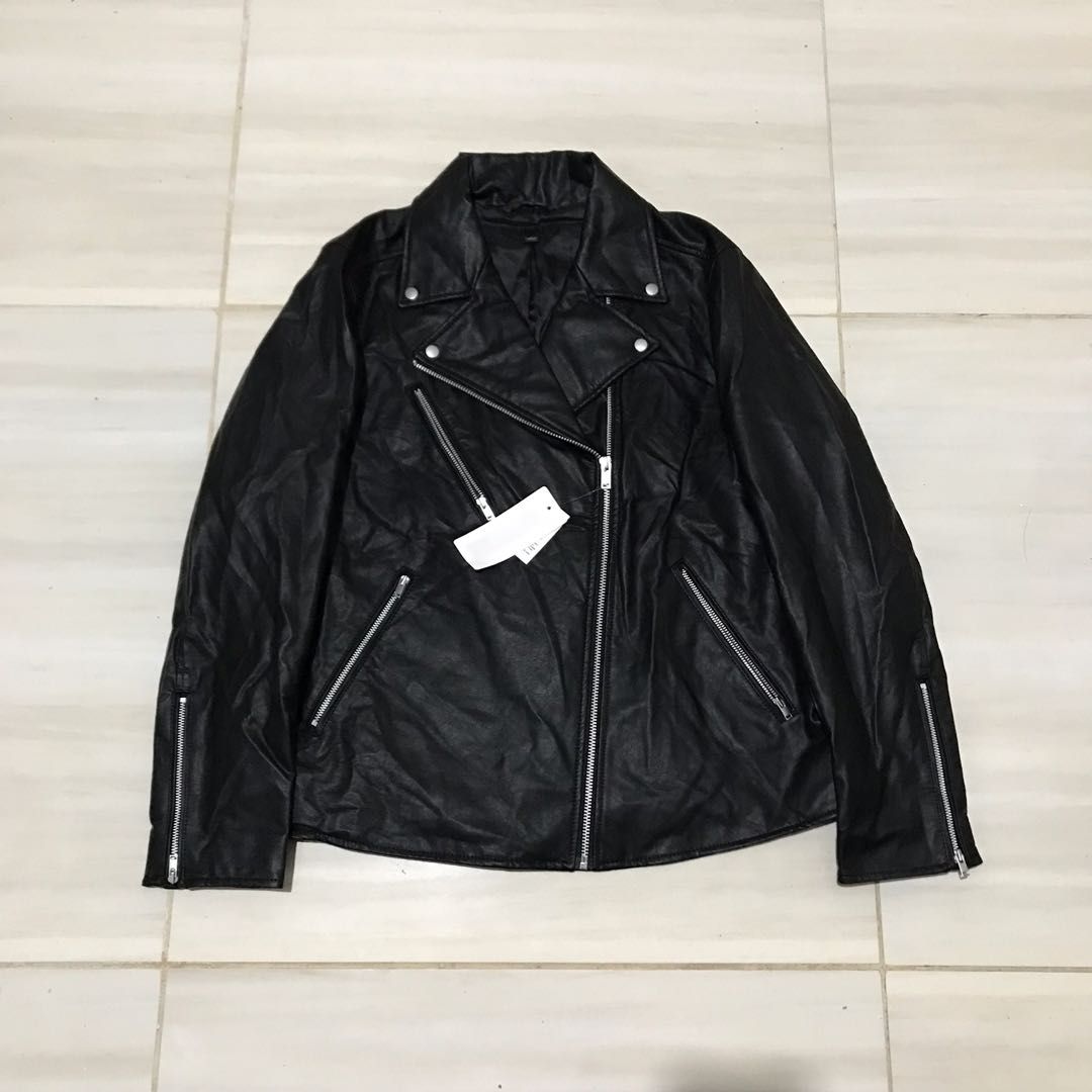 Uniqlo biker jacket hot sale