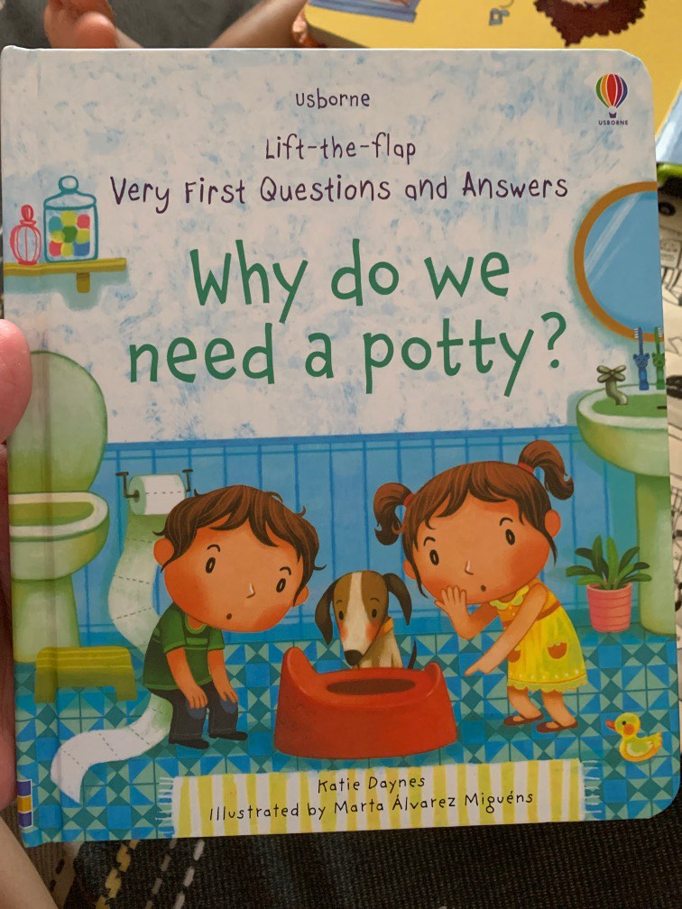 Usborne (why we need a potty?), Books & Stationery, Children's Books on