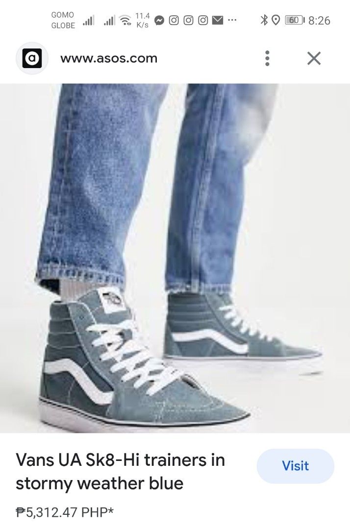 Goblin blue sale vans sk8 hi