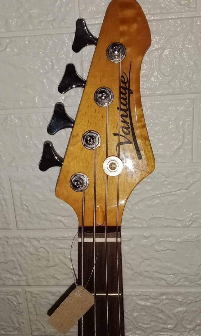 Vantage PJ Bass Guitar, Hobbies & Toys, Music & Media, Musical