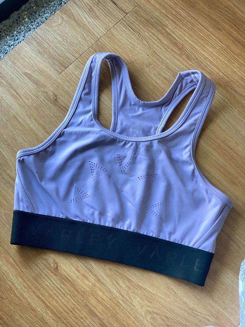 Varley Lilac Activewear Sports Bra (Category: Activewear) located in Taguig. Submitted by buymyclothes_ (Listing ID 1212700380, Image 2). Description: used once size XS unpadded but double lined really nice cut .