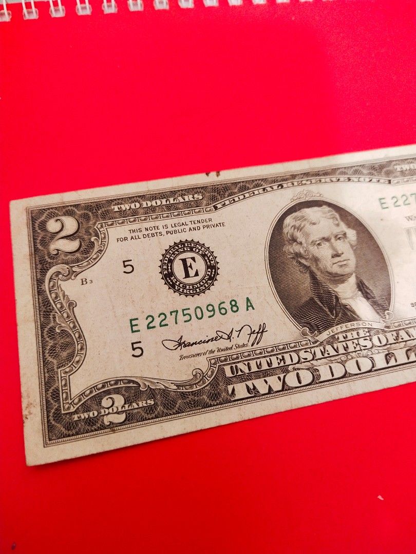 vintage 2 bill,made in 1976/Centennial Comm.bill/very rare, Hobbies