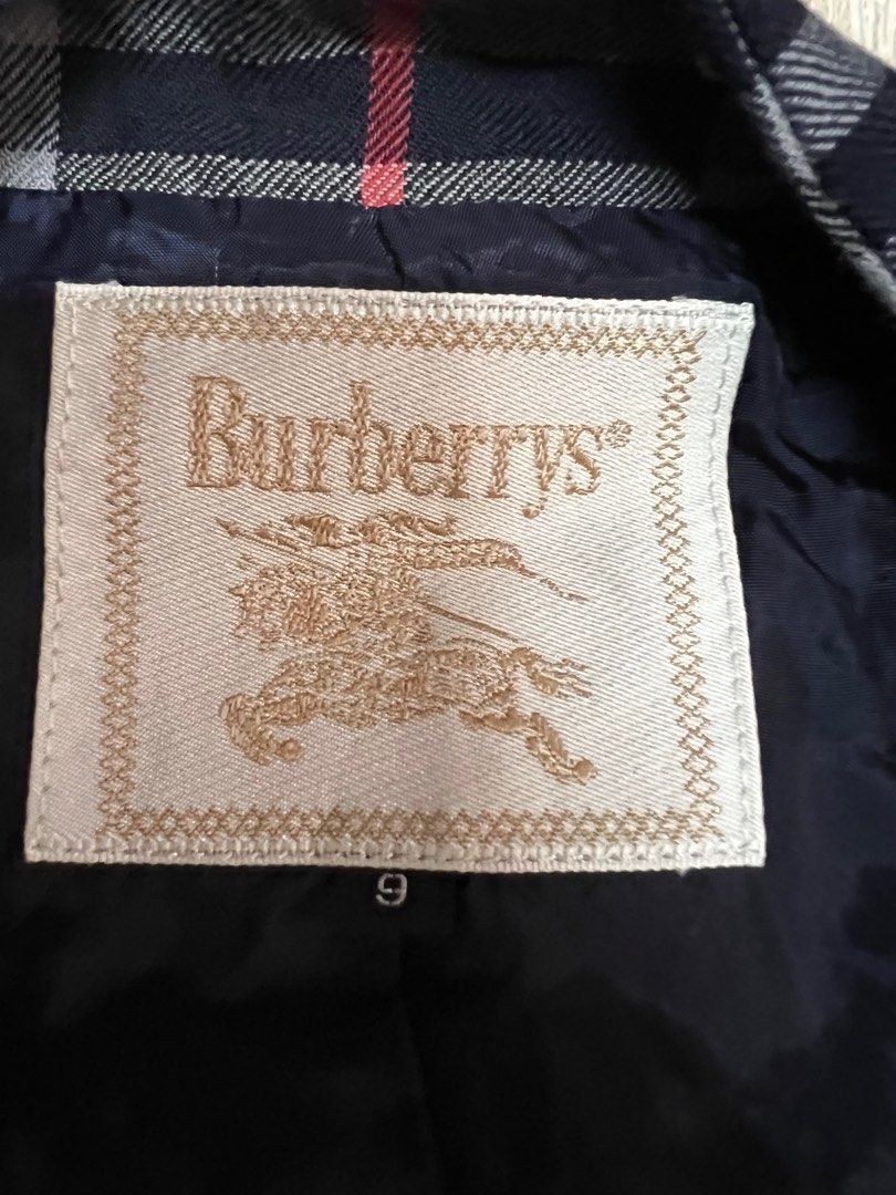 Vintage Burberry Monogram Vest Top Womens Size M
