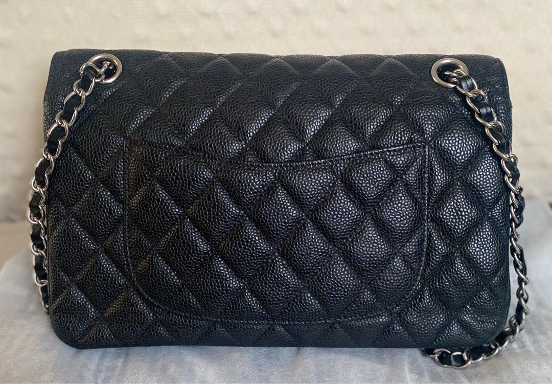 Vintage Chanel double flap bag medium (Category: Luxury Bags & Wallets) located in Batac City. Submitted by fab_glam_preloved (Listing ID 1212769407, Image 2). Description: In pristine condition no dust bag self check for authenticity .