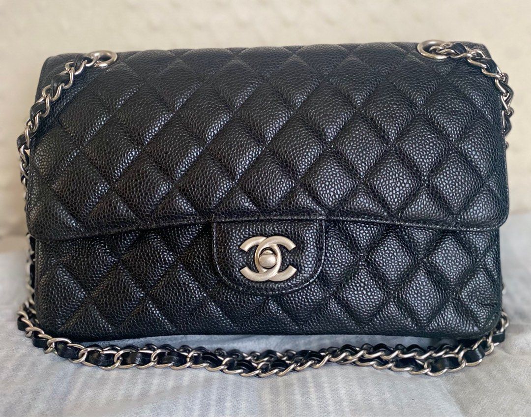 Vintage Chanel double flap bag medium (Category: Luxury Bags & Wallets) located in Batac City. Submitted by fab_glam_preloved (Listing ID 1212769407, Image 1). Description: In pristine condition no dust bag self check for authenticity .