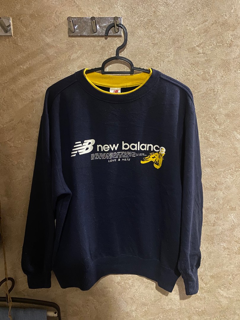 Vintage New Balance Sweatshirt Men s Fashion Tops Sets Hoodies on Carousell