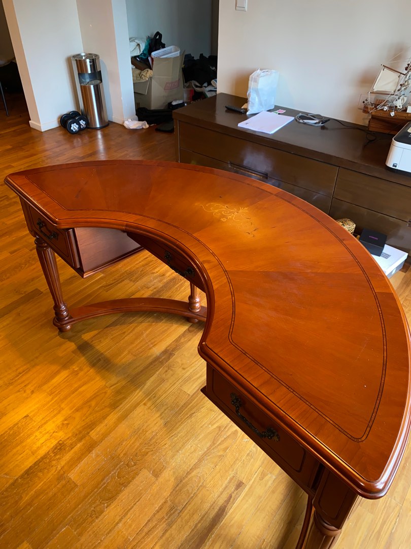 Vintage Teakwood Office Desk, Furniture & Home Living, Furniture