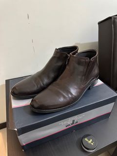 Waltz 華爾滋 男中筒真皮靴（Us10）