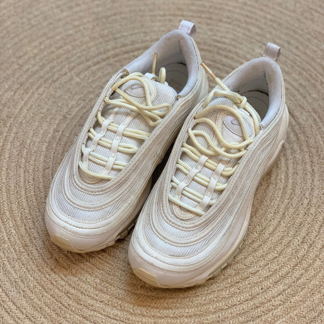 White Nike W Air Max 97 Women s Fashion Footwear Sneakers on