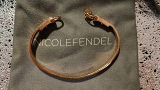 Willow Hammered Cuff rose gold