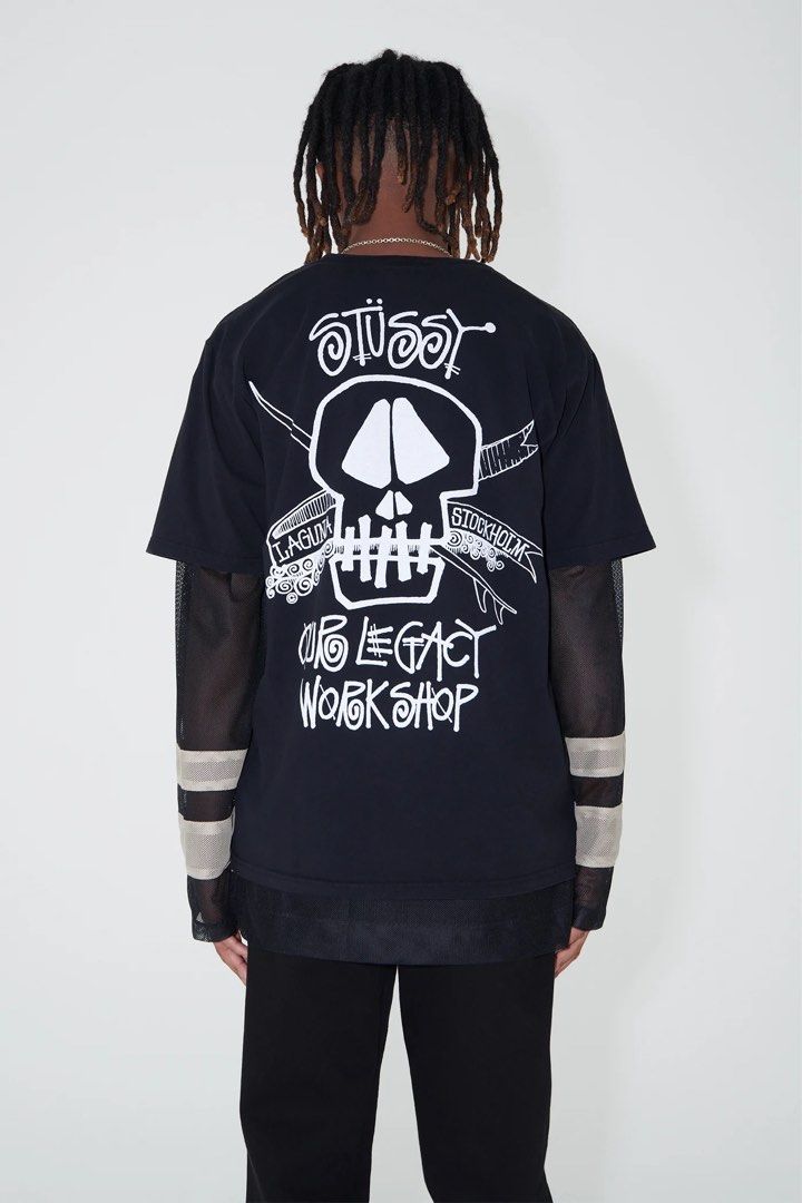 WTS : Stussy x Our Legacy Surf Skull DYED Tee