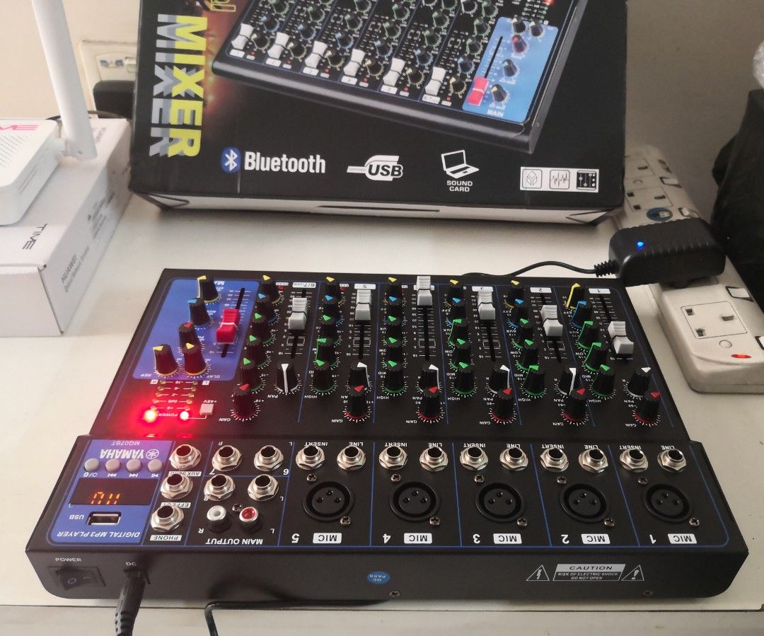 YAMAHA MG07BT, New Series Mixer, Audio, Soundbars, Speakers