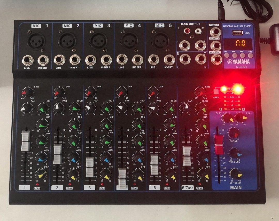 YAMAHA MG07BT, New Series Mixer, Audio, Soundbars, Speakers