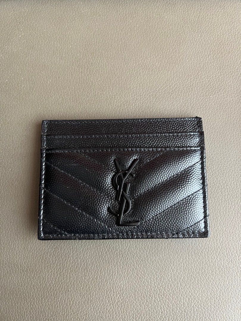 YSL Card Holder, Luxury, Bags & Wallets on Carousell