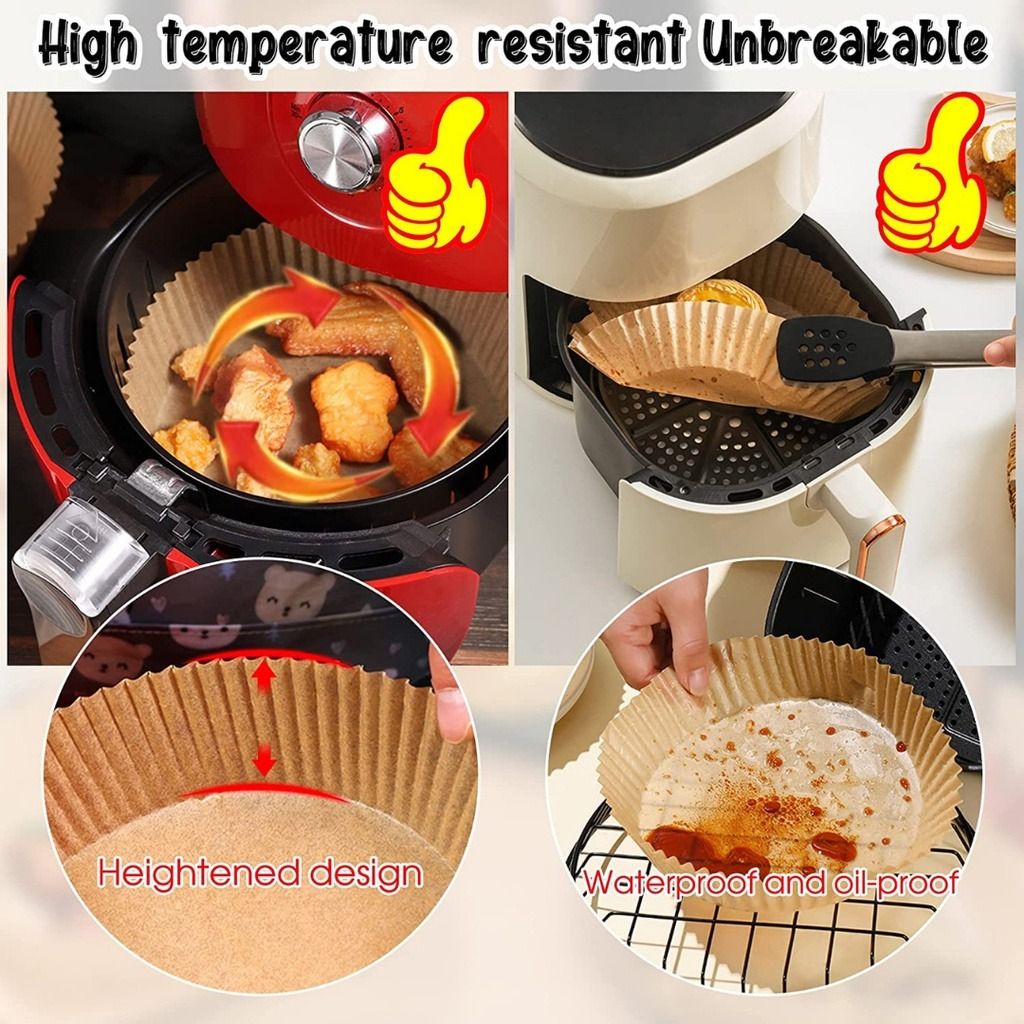 10pcs Solid Air Fryer Parchment