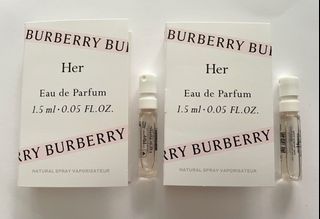 Burberry Her Perfume Sample Size (4pcs)