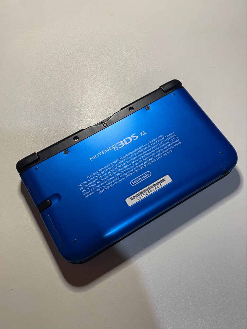 3DS XL Blue/Black (Old Model) CFW 32gb, Video Gaming, Video Game