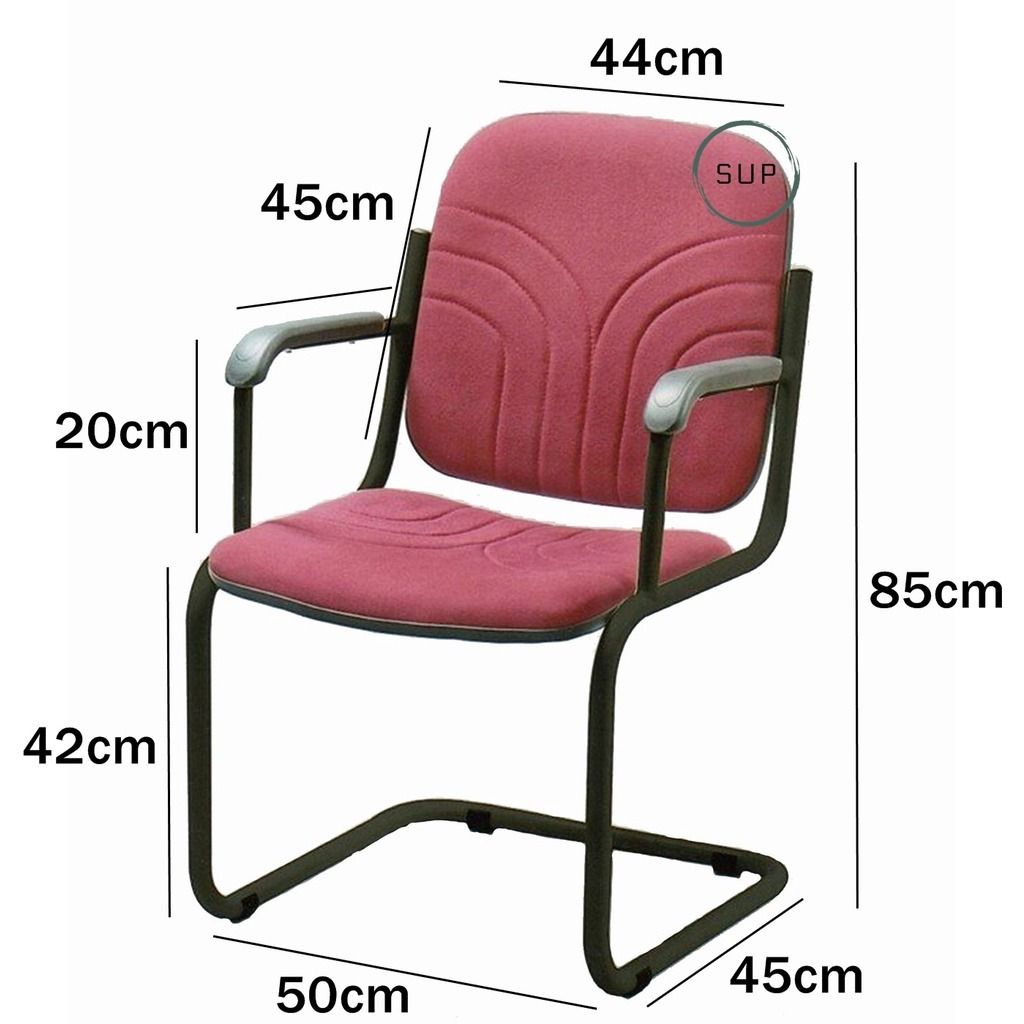 Visitor chair sales with armrest