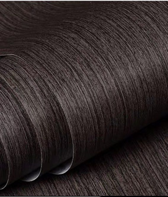 60cm/80cm/90cm Width Wood Grain PVC Stickers Wallpaper Decal Wardrobe ...