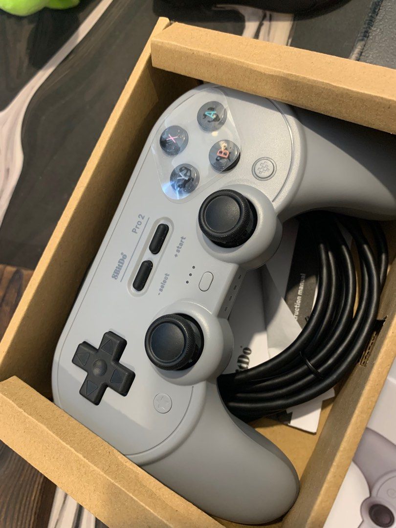 8bitdo Pro 2 Wired Controller for Switch and PC, Video Gaming, Gaming ...
