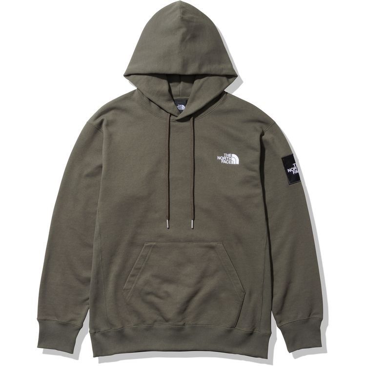 日本代購5色THE NORTH FACE NT12333 Square Logo Hoodie 速乾有彈性