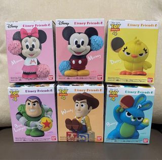 迪士尼 米奇 米妮 mickey minnie Toy Story 4 disney friends 6 盒玩 巴斯 胡迪 反斗奇兵 Bandai $40/1