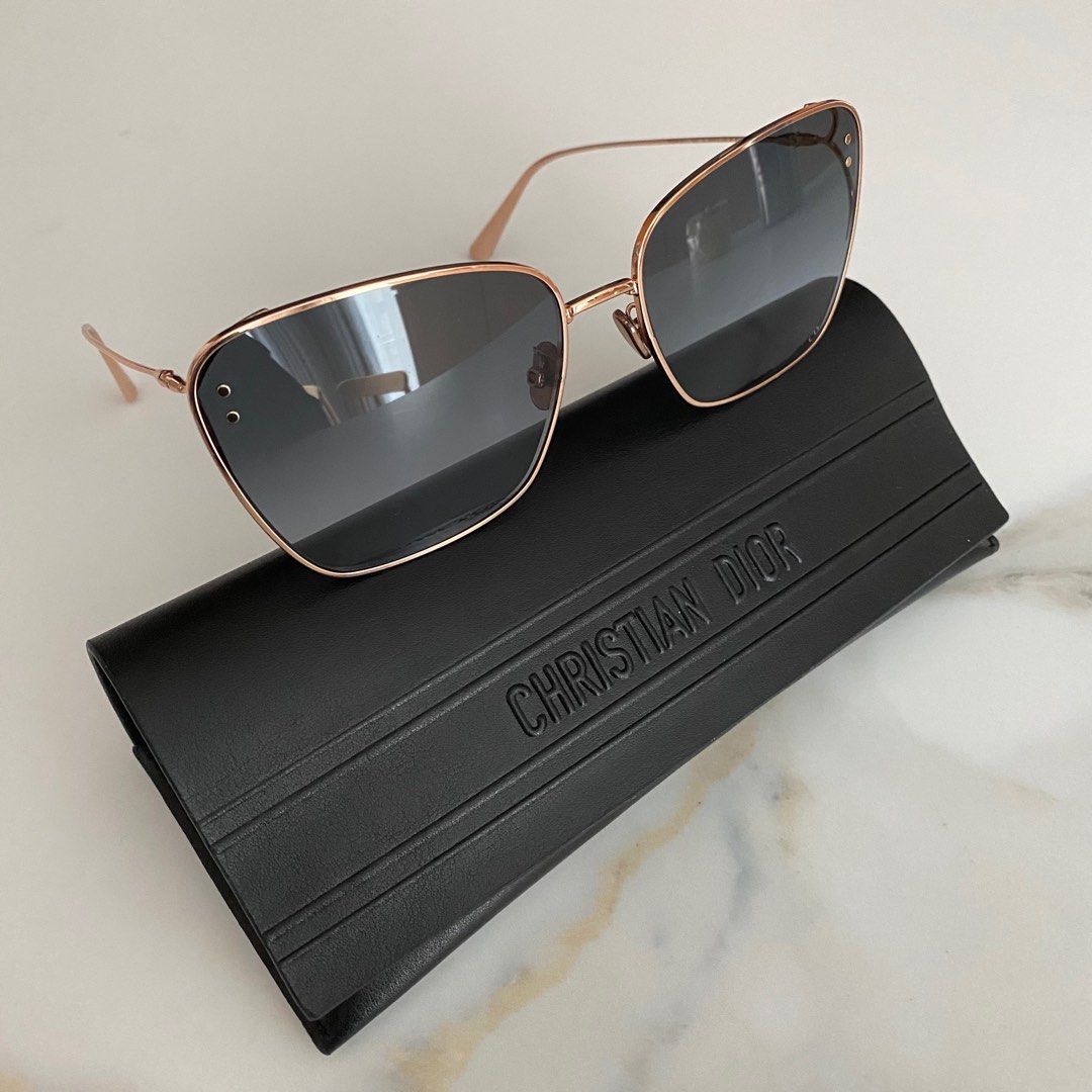 🆕 最新Dior MISSDIOR B2U Blue Butterfly Sunglasses 太陽眼鏡玫瑰金 