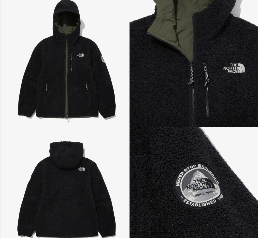 現貨The North Face 北臉大人雙面穿Fleece 羊羔毛外套防風外套連帽外套