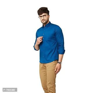 AARON INC Men's Cotton Classic Collar Casual Shirt

Size: 
M
L
2XL

 Color:  Blue

 Fabric:  Cotton Blend

 Type:  Formal Shirts

 Style:  casual

 Design