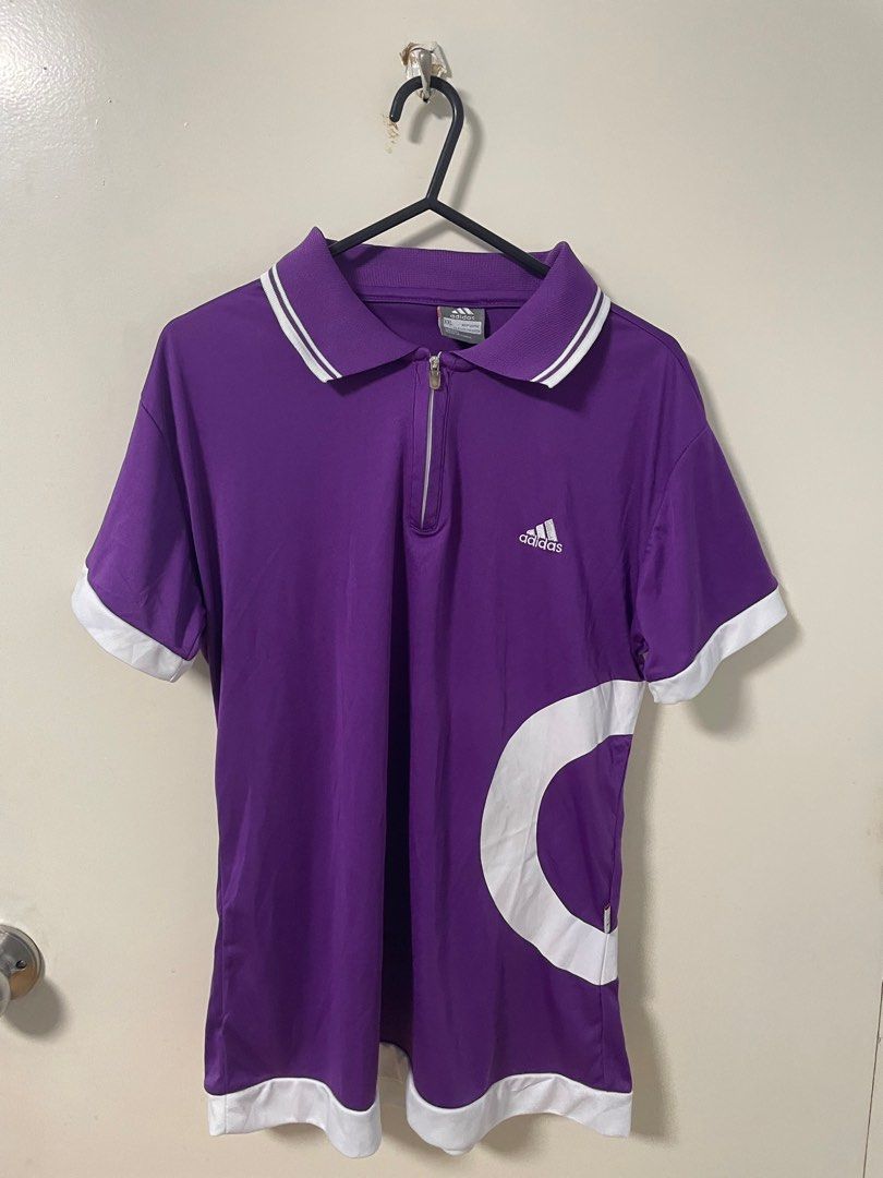 Adidas Drifit Polo Shirt, Women's Fashion, Activewear on Carousell