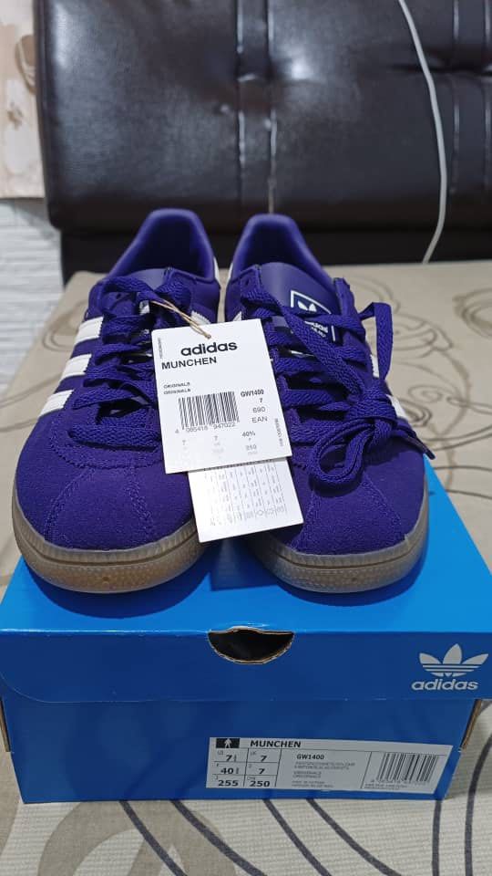 Purple hot sale adidas munchen