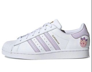 Adidas Superstar purple strips