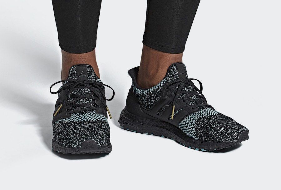 Adidas Ultraboost 4.0 Core Black True Green US 7 UK 6.5 Women s Fashion Footwear Sneakers on Carousell