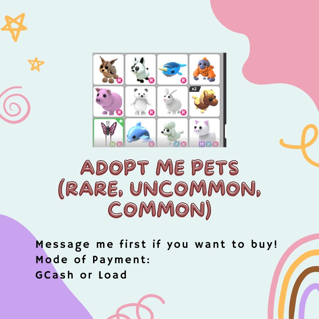 ADOPT ME RARE, AND COMMON PETS (READ DESCRIPTION), Video