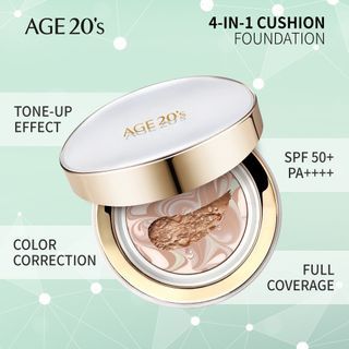 Age 20's Signature Essence Cover Pact Foundation Long Stay - White (14g x 2ea)