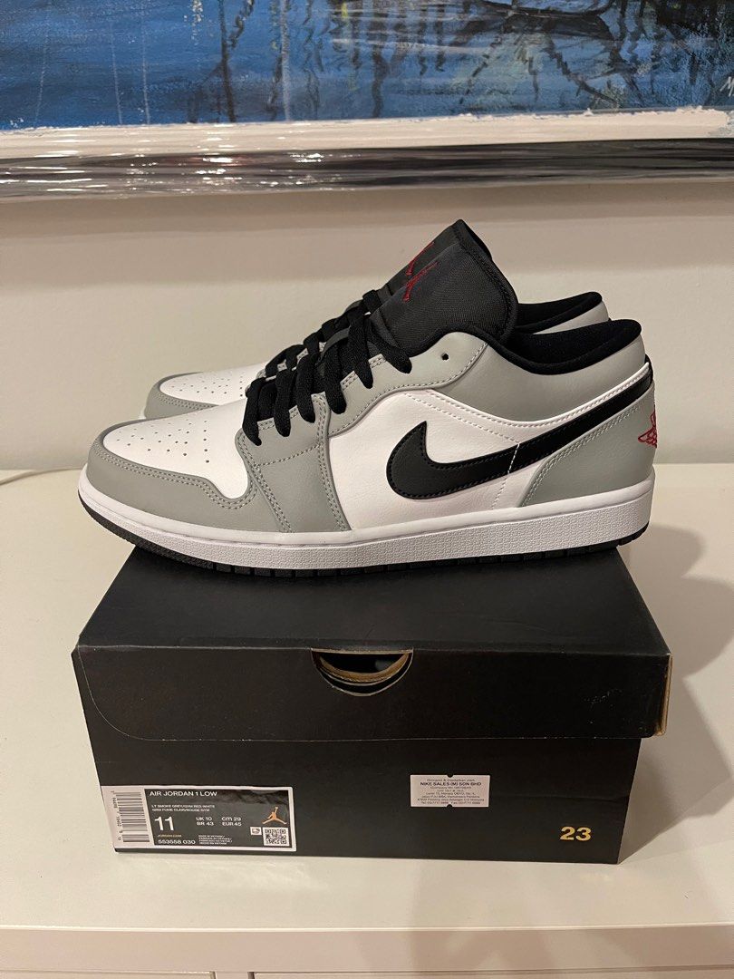 aj1 black and grey