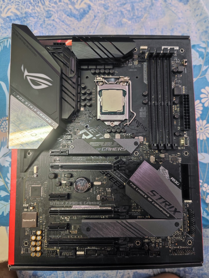 Asus ROG Strix Z390-E with i7-8700k, Computers & Tech, Parts ...