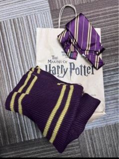 Authentic Harry Potter Gryffindor tie and scarf